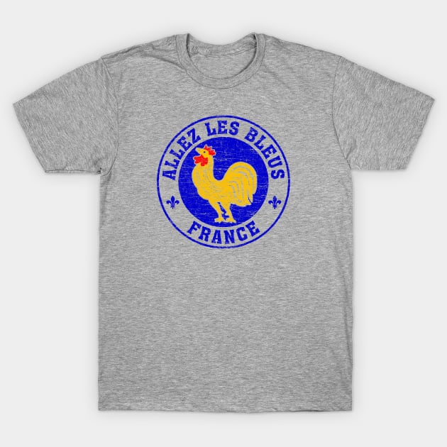 Allez Les Bleus France T-Shirt by zurcnami